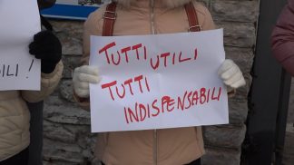 Flash mob a Feltre per chiedere un futuro per il Centro di Salute Mentale