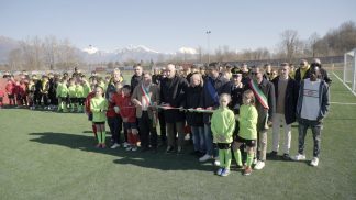 Il nuovo campo in erba sintetica di Lentiai