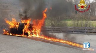 Incendio di un’auto a Sospirolo: nessuna persona coinvolta