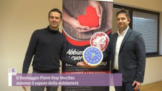 Il formaggio Piave Dop Vecchio assume il sapore della solidarietà