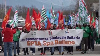 A Limana lo sciopero dei metalmeccanici: “Vogliamo discutere il nuovo contratto nazionale”