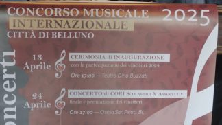 Inizia il concorso: da domenica Belluno al centro dell’universo musicale