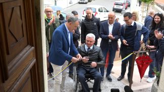 Inaugurati i lavori di riqualificazione del belvedere e di palazzo Ex Migliorini a Belluno