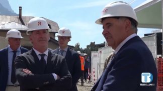 Zaia all’ex stazione di Cortina: “Qui si vede l’effetto Olimpiadi”