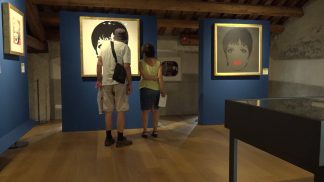 Il sottosegretario Gianmarco Mazzi chiude il sipario sulla mostra dedicata a Andy Warhol