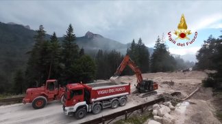 Frana di San Vito: l’Alemagna rimarrà chiusa per due settimane