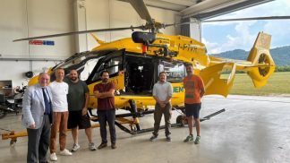 Elisoccorso estivo, nei cieli bellunesi è entrato in azione il secondo elicottero Falco 2