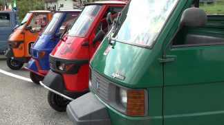 Il 4° raduno delle Apecar in Alpago