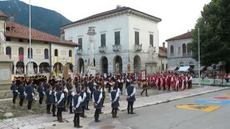 La cerimonia inaugurale del Palio di Feltre 2025