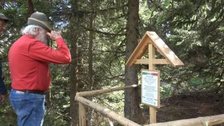 Comelico Superiore: una croce in ricordo delle vittime della Grande Guerra