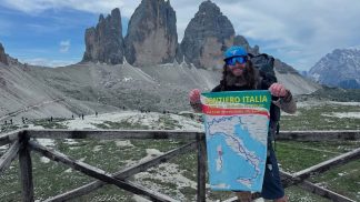 L’impresa del feltrino Luca Terenziani: 7 mila chilometri di cammino lungo il Sentiero Italia