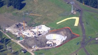 Frattura in zona Socrepes: il sopralluogo del professor Barla