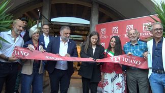 Pieve di Cadore in festa, inaugurato il rinnovato Caffè Tiziano