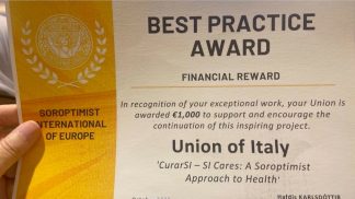 Salute femminile, il Soroptimist Club Belluno Feltre viene premiato