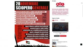 Lo sciopero generale contro la finanziaria