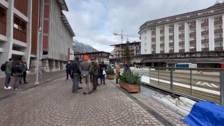 Inaugurata la piazza delle Poste di Cortina d’Ampezzo