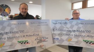 Motori e solidarietà in Agordino: donati tremila euro ai centri diurni