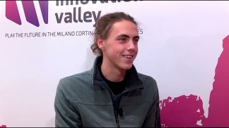 Federico Agnoli illustra la Belluno Youth Map al Tedoforo