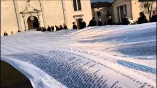 “Non dimenticare un solo nome”: a Feltre il ricordo delle piccole vittime di Gaza