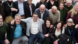 Padrin ringrazia e saluta la presidenza della Provincia con una festa