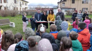Sedico, inaugurata al parco di Bribano la prima “Aula aperta”