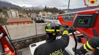 Raffiche di vento nel bellunese: più di 40 gli inteventi dei vigili del fuoco