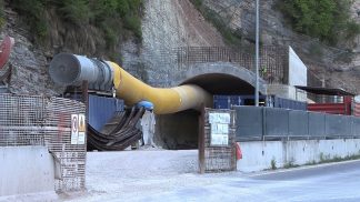 Galleria Pala Rossa, scavo quasi completato: aperta la bretella nord.