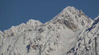 Neve di maggio in quota nel bellunese