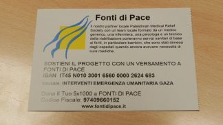 Dalla Festa della Liberazione un aiuto concreto per i bambini di Gaza