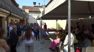 Centro Diurno Noialtri: inaugurato il cortile rinnovato