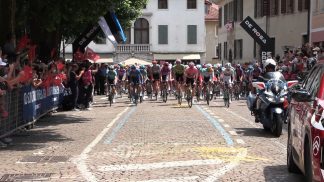Grande festa a Feltre per la partenza della tappa regina del Giro