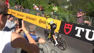 L’arrivo del Giro ai Piani di Pezzè
