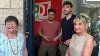 Inaugurata in Piazza Castello la nuova sede del PD Città di Belluno