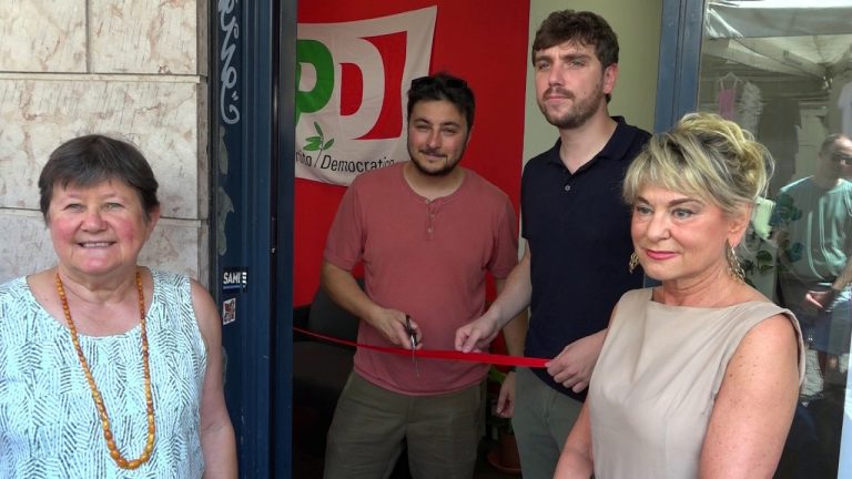 Inaugurata in Piazza Castello la nuova sede del PD Città di Belluno