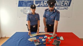 Operazione antidroga in Alpago, bloccati due presunti “spacciatori trasfertisti”