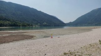 Lago di Santa Croce in secca: il commento del sindaco Peterle