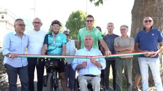 Ciclopedonale di Via Vecellio, taglio del nastro con lo sguardo ai prossimi interventi