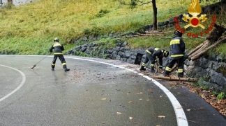 Numerosi gli interventi dei Vigili del Fuoco causa maltempo