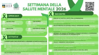 Al via nel Bellunese la Settimana della Salute mentale